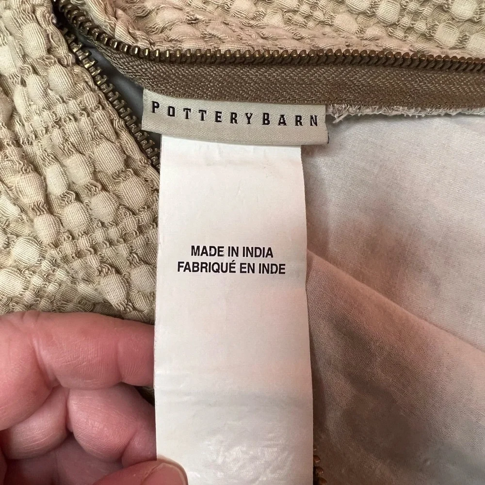 Pottery Barn Honeycomb Euro Sham